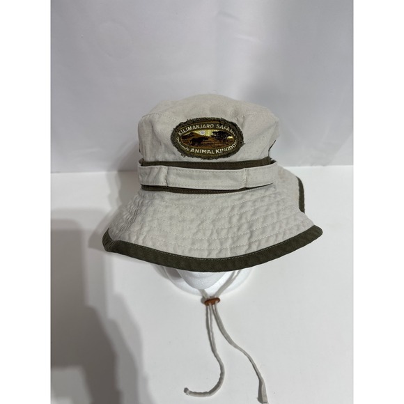 Disney Other - Disney Kilimanjaro Safari Animal Kingdom Bucket Hat Adult Unisex Tan Olive Green